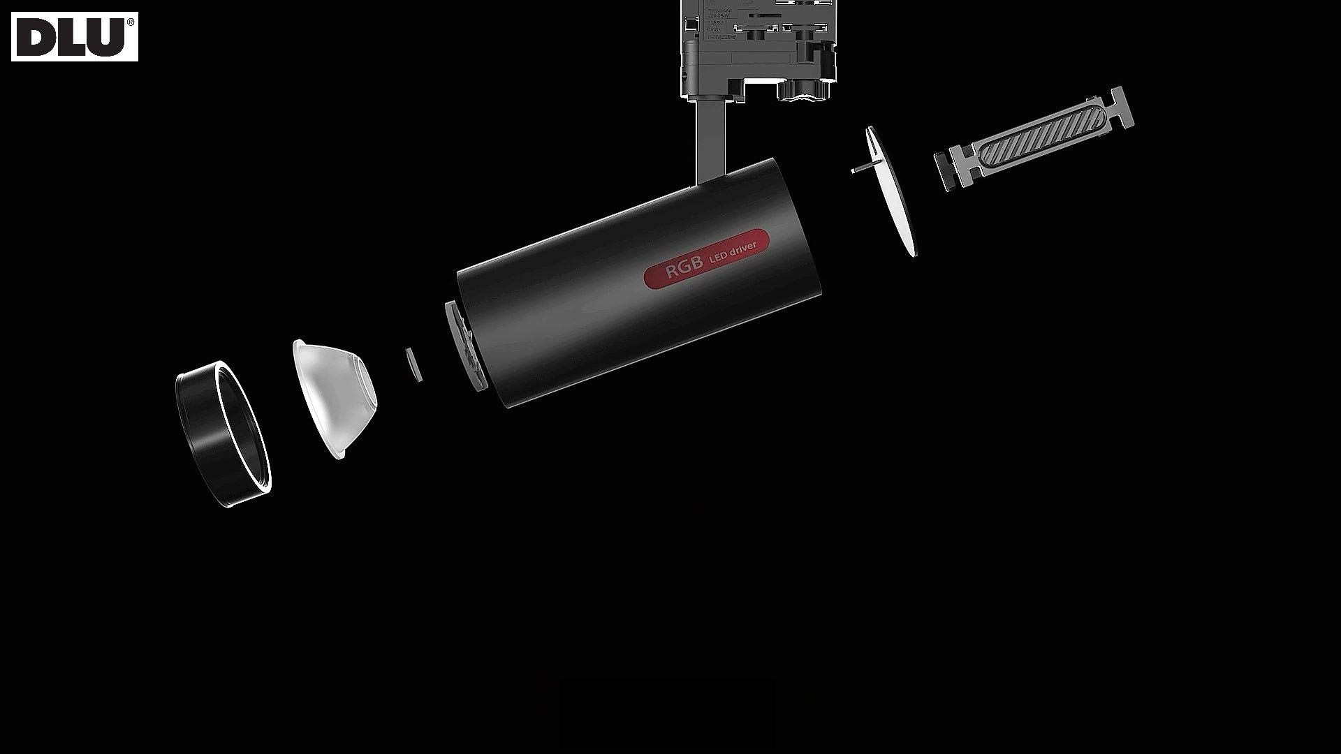 RGBCW Dynamic Zigbee Track CYL Projector